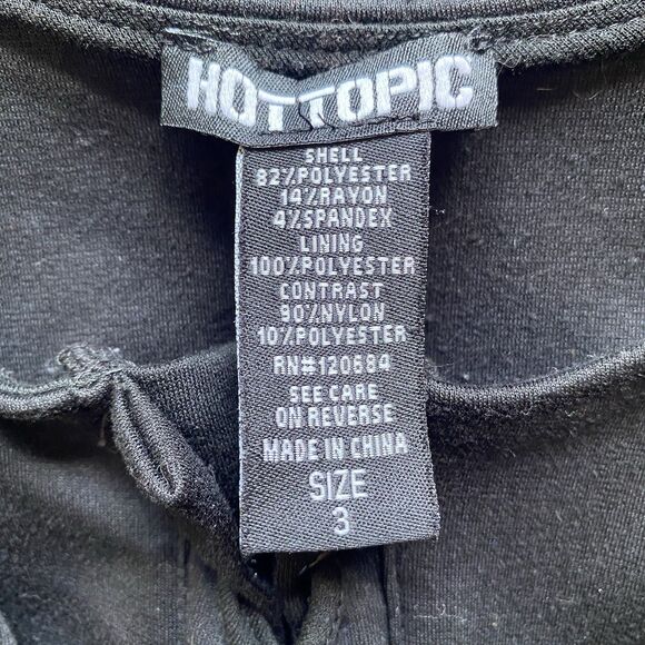 Hot Topic Plus Size Goth Black Lace Sleevless Maxi Dress. Size 3X. Pockets. - Picture 6 of 10